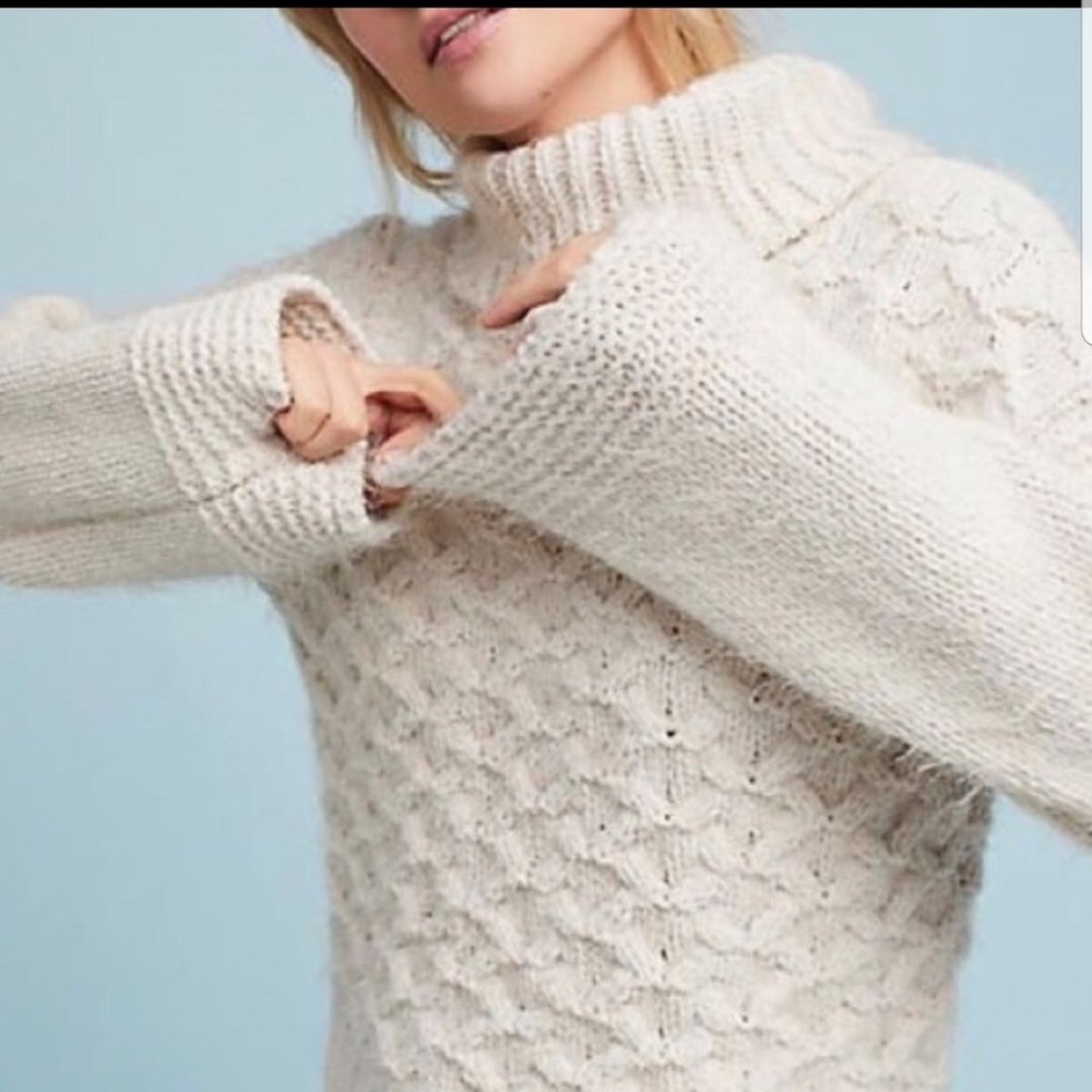 Anthropologie Sleeping On Snow Torrid Sweater